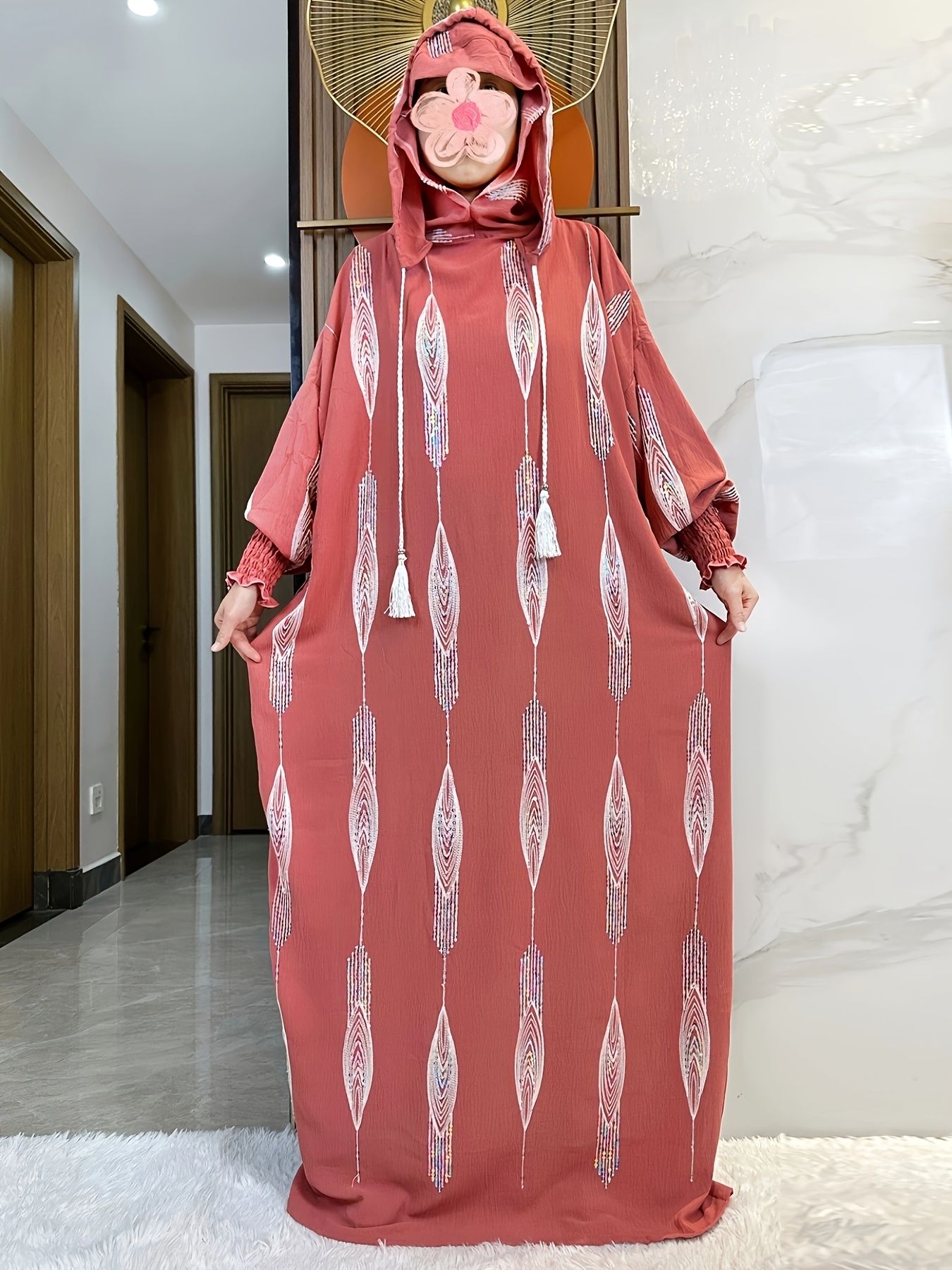 chinese dress ladies East west Women's Prayer Dress 2 Pieces (Without Sleeves) | Plain White
