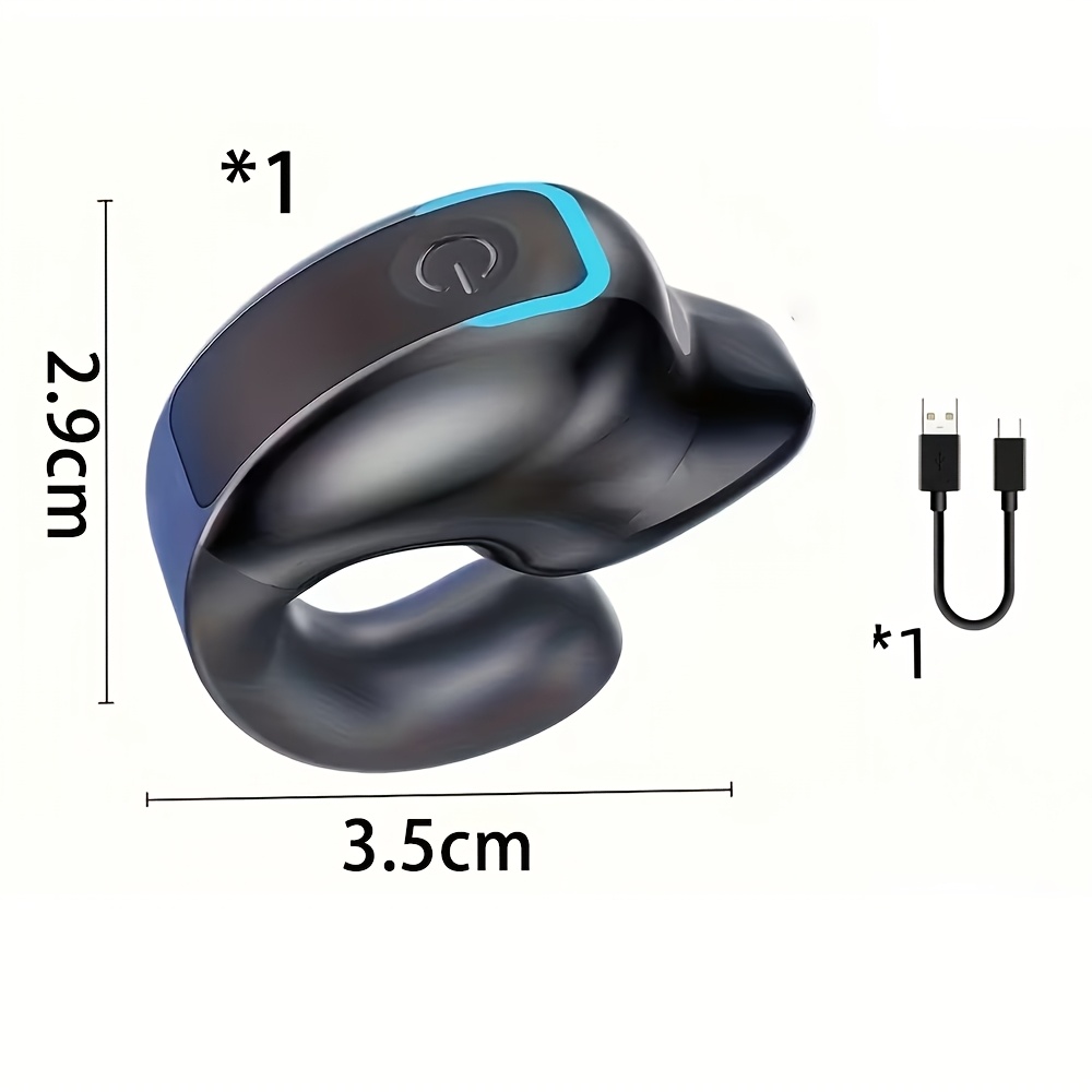 TEMU Wireless Earphones With Long , Universal Mobile Control, Noise Reduction For Voice Calls - Sports Wireless Earphones With Button Volume Control