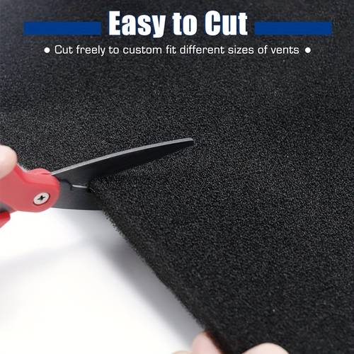 a large sheet of high density cuttable pre filter foam pad suitable for cutting to fit most air conditioners air purifiers kitchen trash cans and conditioner replacement filters