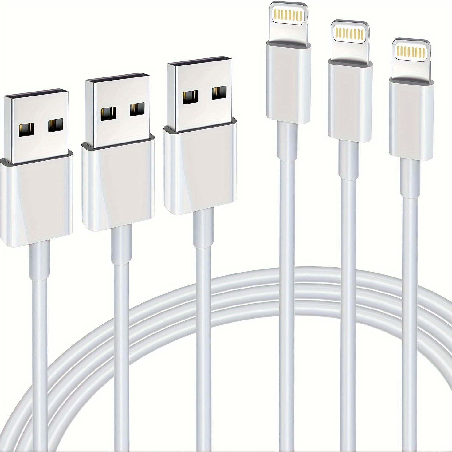Cable USB Tipo C, 4Pack [ 0.5M 1M 2M 3M] 3.1A Cargador Tipo C Nylon