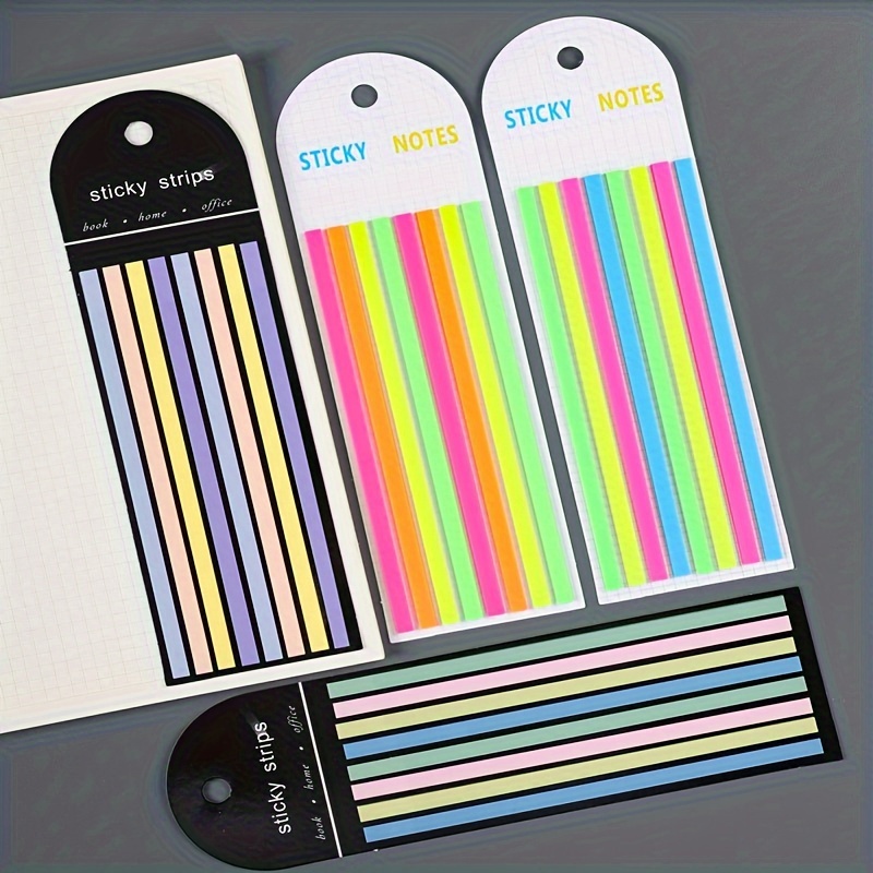 

300 Sheets Of Colorful, Ultra-thin And Transparent Notes With Adhesive Index Labels, Colorful And High-value Pet Reading Markers