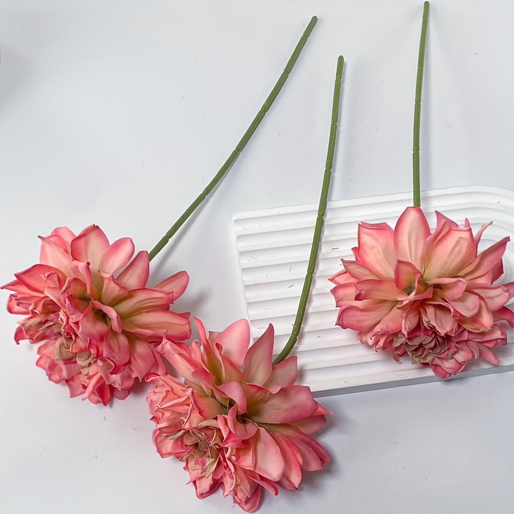 TEMU 3 pièces de artificielles, bouquet de en plastique pour décoration de table de mariage, centre de table de ferme, fleurs artificielles en vrac