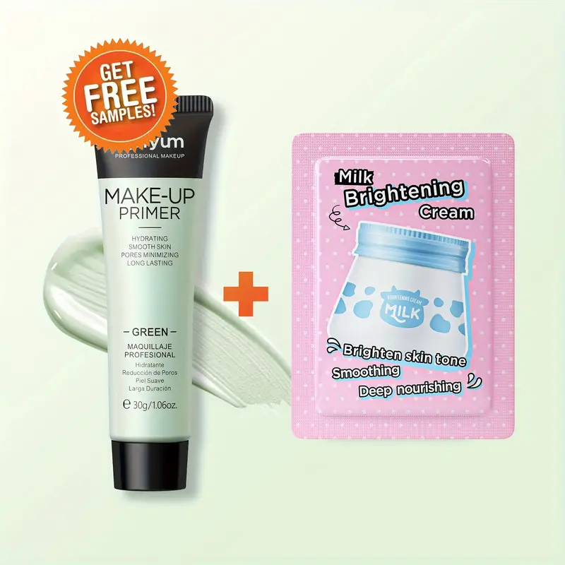 Get Free Samples]invisible Pores Makeup Primer Green Tone - Temu
