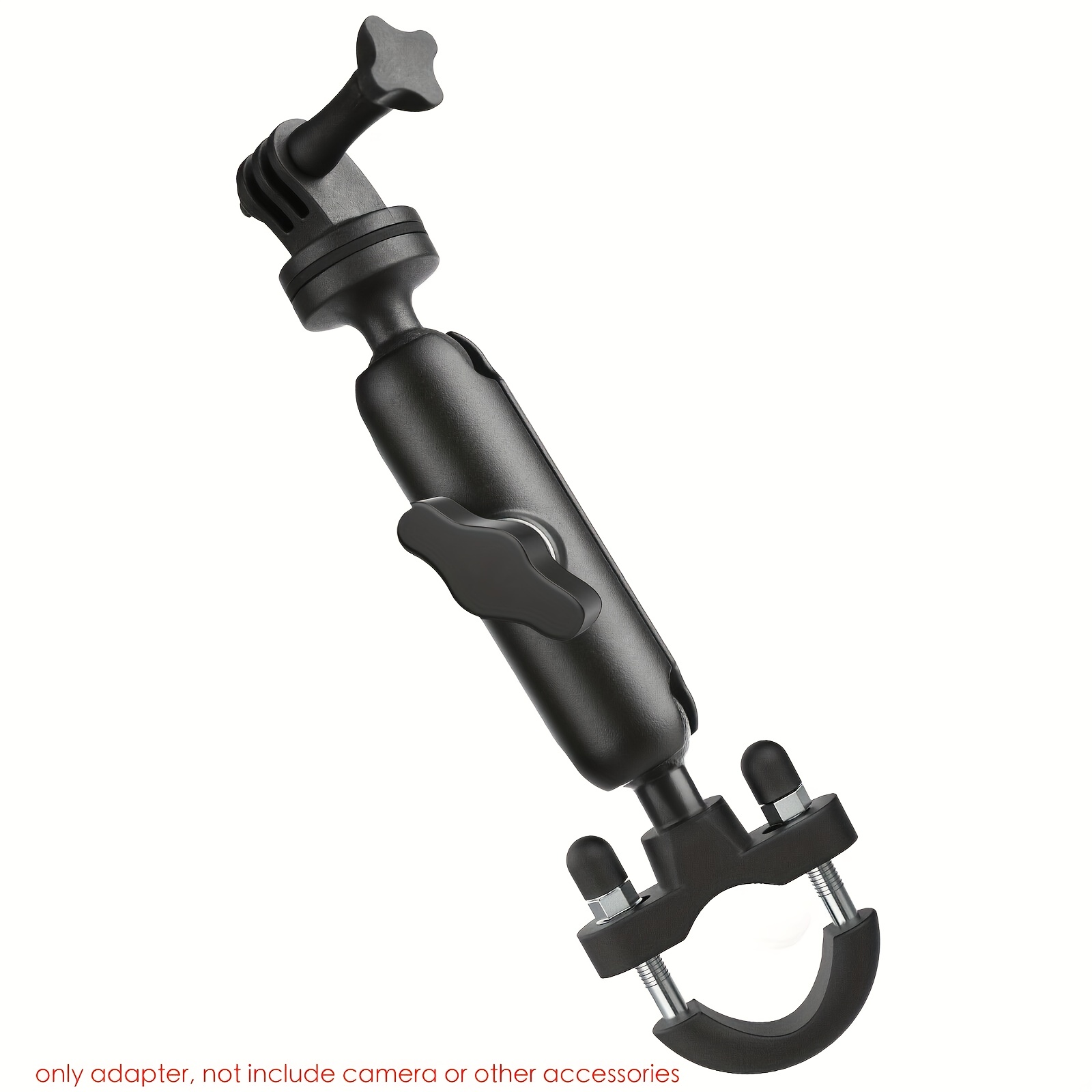 E-shop Vielseitige Motorradhalterung für & - Sichere Lenker- oder Spiegelstangenhalterung, Langlebiges ABS, Schwarz, Hero 12 11 10 9 8, Freie Sicht