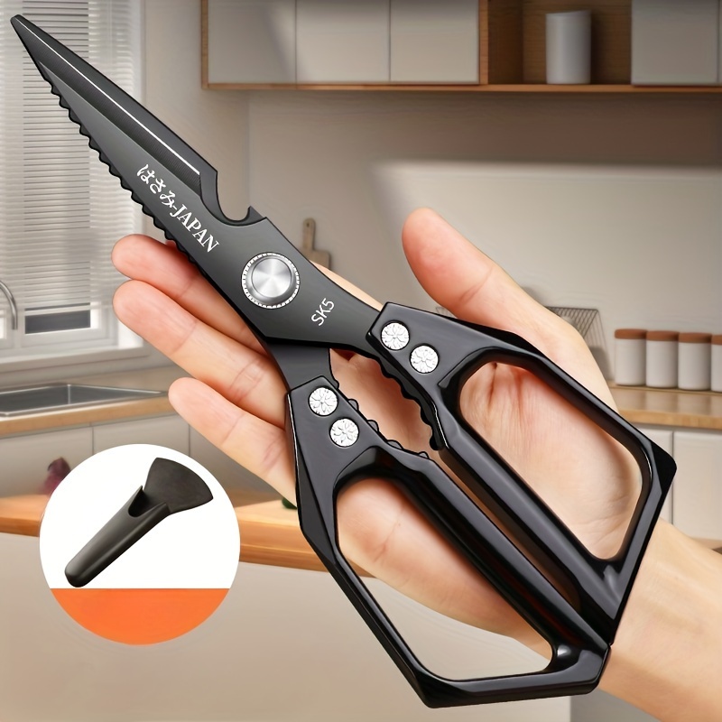

versatile" Ultra-sharp Stainless Steel Kitchen Scissors - Heavy-duty, Multi-purpose Shears For Chicken, Poultry, Fish, Meat, Vegetables, Herbs & Bbq