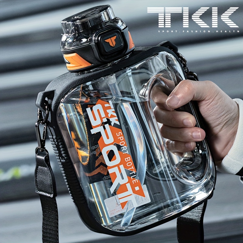 

Tkk 1/1.6/2.1l Sports Water Bottle Tritan Large Capacity Creative Cup Leak Proofoutdoor Adult Travel Kettle Gym Fitness Jugs Bpa-free