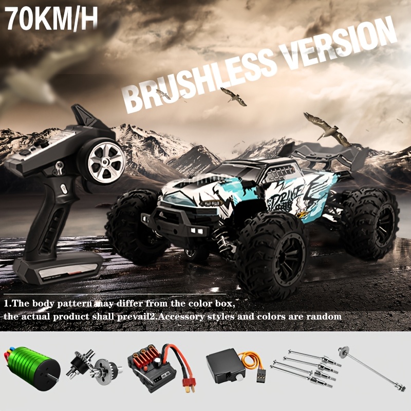 1:16 2.4g Remote Control Car High Speed Drift Truck 4wd Off-road Rc Vehicle Perfect Gift For Birthday Halloween Christmas