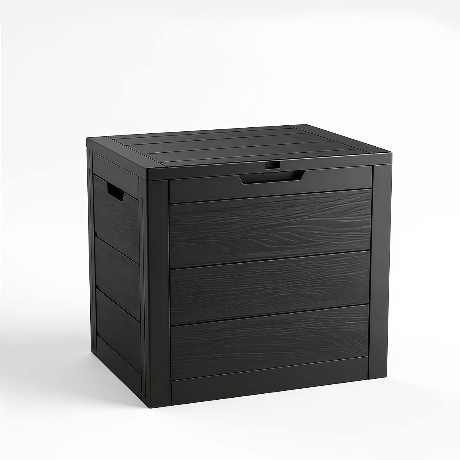 TEMU 75/35 Gallon Outdoor Storage Box Waterproof Deck Box With Handles & Wheels, Large Patio Furniture Storage Cabinet For Pool Accessories, Tool