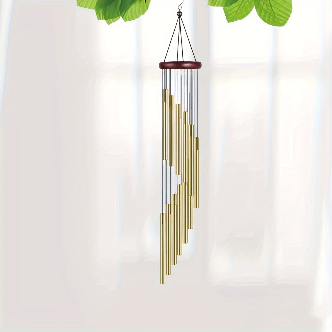 TEMU Ff Bonfires Aluminum Alloy Wind Chimes, 1pc - Memorial Gift Decoration For Home, Patio, Garden