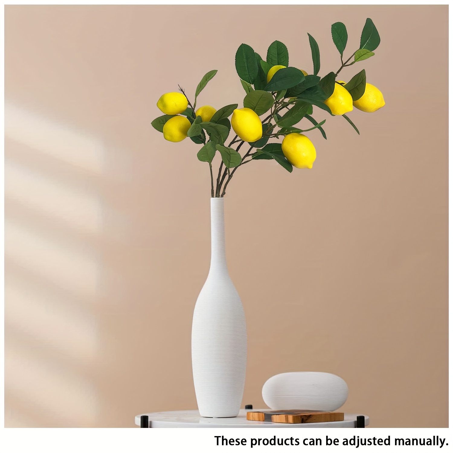 

2/3pcs Artificial Lemon Branches, Perfect For Indoor And Outdoor Decoration In Homes, Hotels, Weddings, Festivals, And Parties