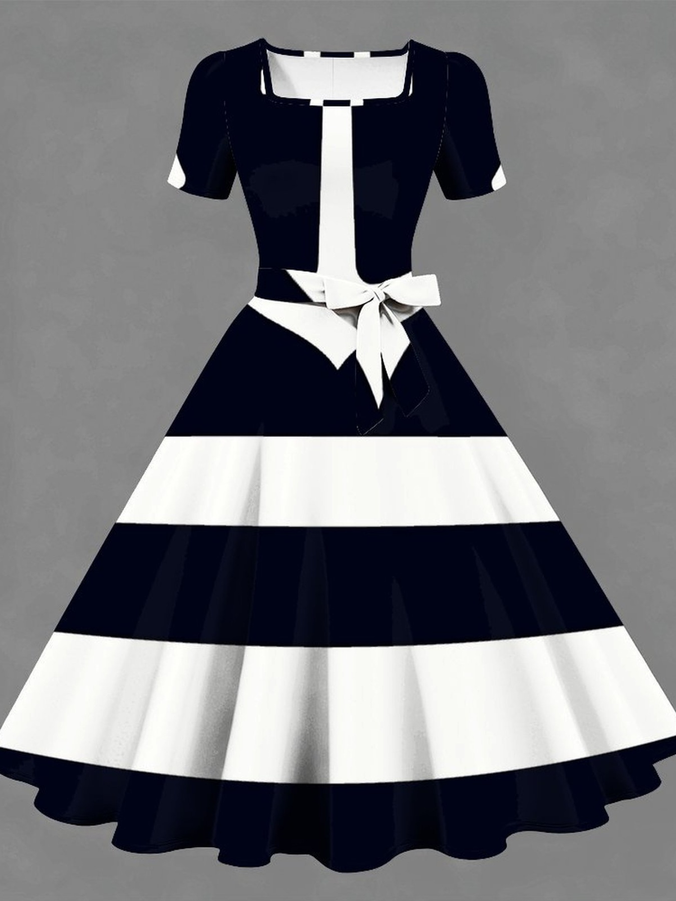 blue dress for baby girl Kids Iconic Black White Costume Fashion Party Carnival Dress Girls Hal –  Sun Baby main image 1