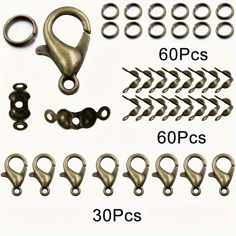 150pcs DIY Jewellery Kit with Clasps and Connectors