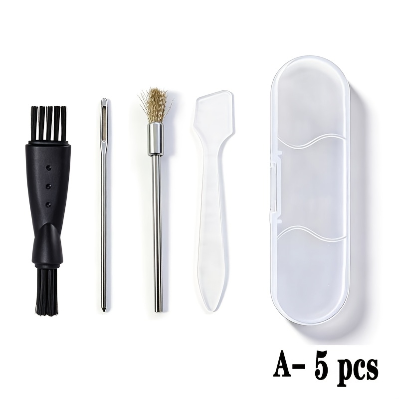 high quality grinder cleaning kit with storage box portable grinder cleaning tool set including brush scraper cleaning needle travel friendly perfect gift for friends or   universal   grinders