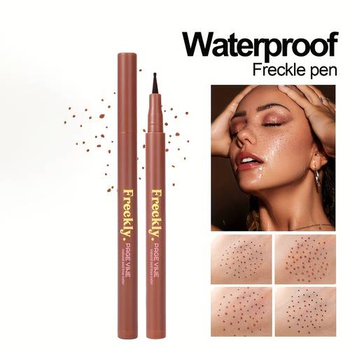 1 2 4pcs natural freckle pen long lasting smudge proof waterproof eyeliner create a flawless natural look easy to apply eyes travel