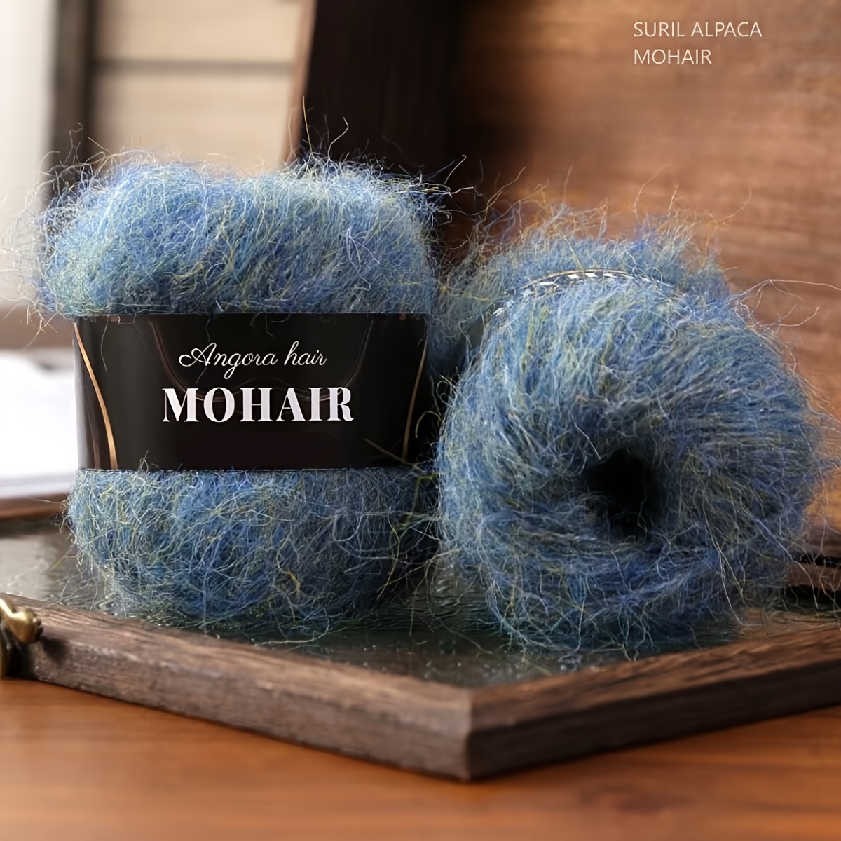 TEMU 2 Skeins Of 50g (25g*2) Alpaca Yarn