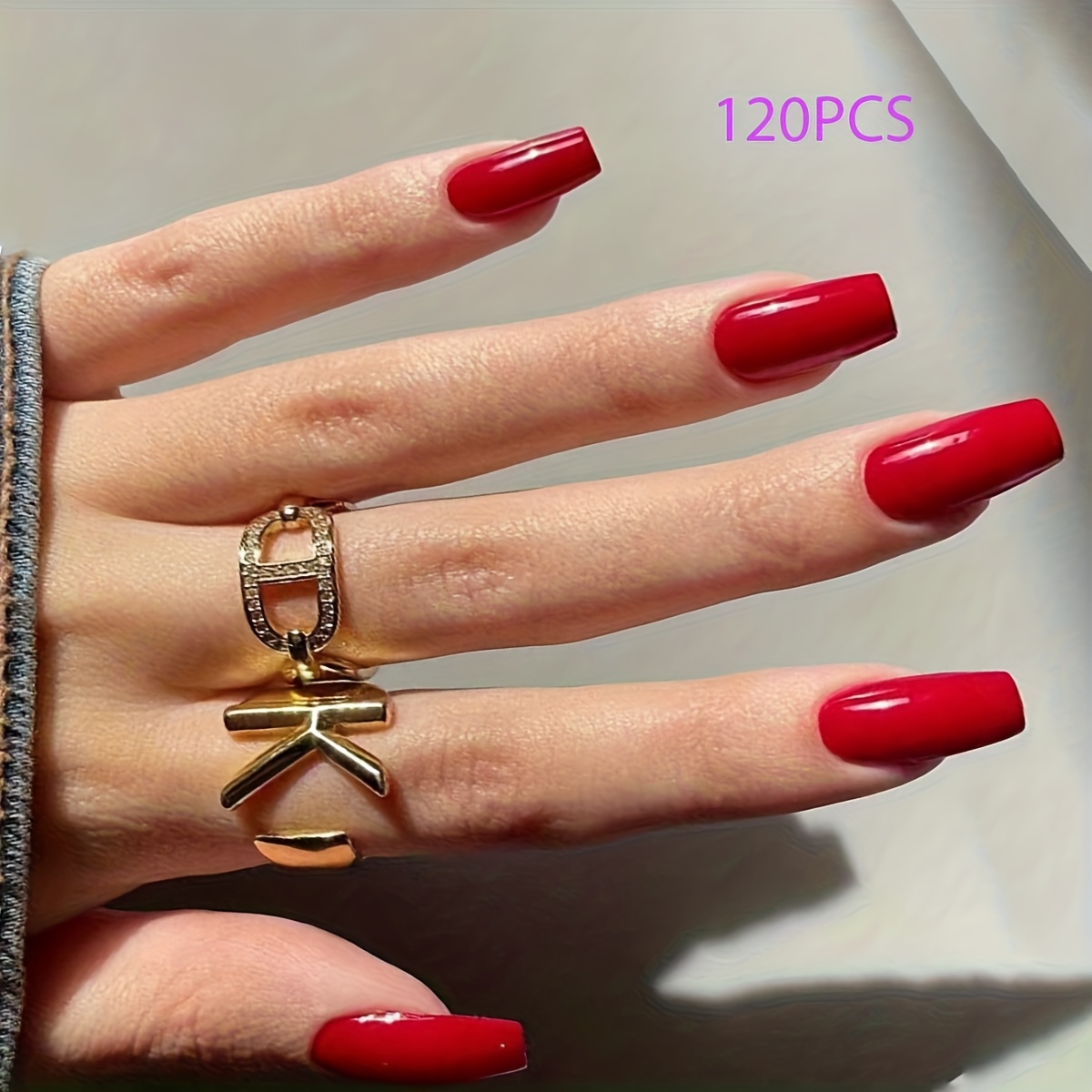 120pcs Of Ballet-style Fashionable Classic False Nails Suitable For Women's Everyday Wear
