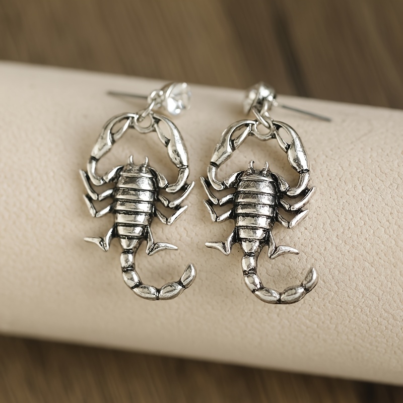 Exaggerated Scorpion Earrings for Women, Gothic Style