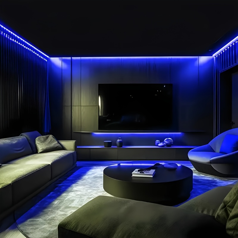 1pc - Deep Blue Neon LED Light, USB Powered Flexible LED Lights, Suitable for Indoor Party Christmas DIY Holiday Kitchen Decor Shop Lighting Bedroom TV Cabinet Wardrobe Scene Decoration Illumination, Flexible Neon Sign