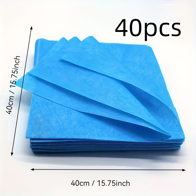TEMU 40pcs Disposable For Parrots - Absorbent, Easy-clean, Durable Spandex Bird Bedding & Litter Mats, Fits Most Cages