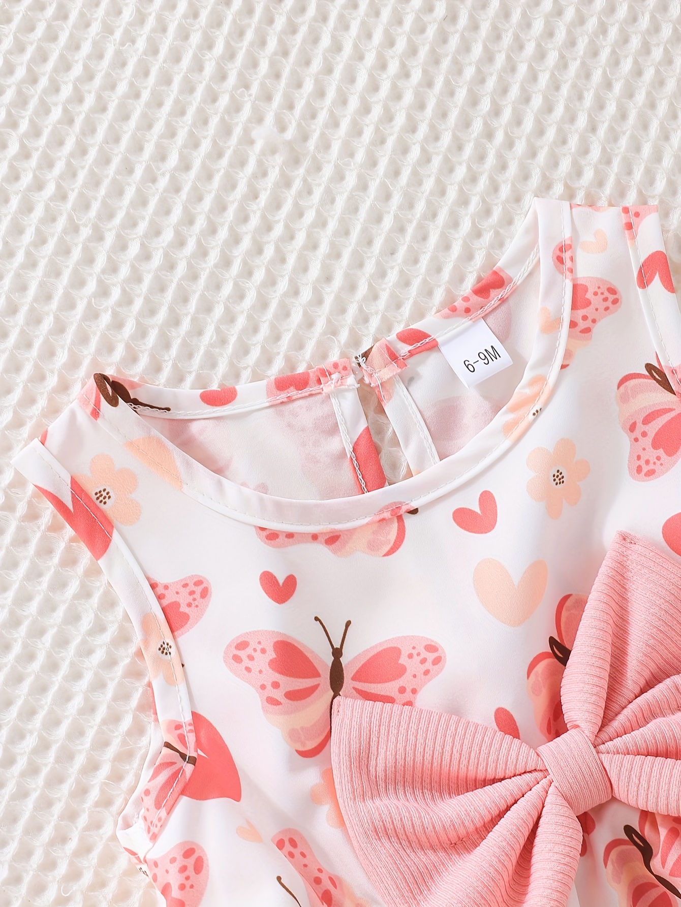 meisjes pasgeboren zomer korte mouw jas strik Temu Belgium