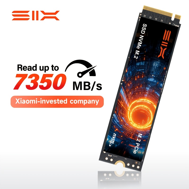 

Disque SSD NVMe M.2 2280 SIX de 1TB/2TB/4TB - PCIe 4.0, jusqu'à 7350MB/ vitesse interne pour PC, ordinateur portable et jeu | Transfert de données ultra-rapide et performances fiables