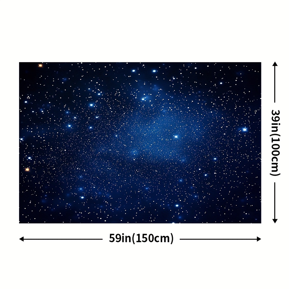 TEMU 1pc, And Stars Themed Tapestry Backdrop Durable Polyester For Parties, Graduations And More