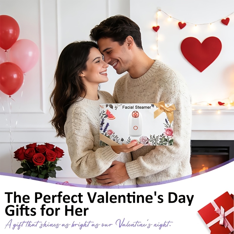 Facial Beauty Device Steam Facial | Ideal for Dry Skin Home SPA | Perfect Gift for Facial And Nose Care, Suitable for Both Men And Women | Great Choice for Home Use, Christmas And New Year Gift, Valentine's Day Present