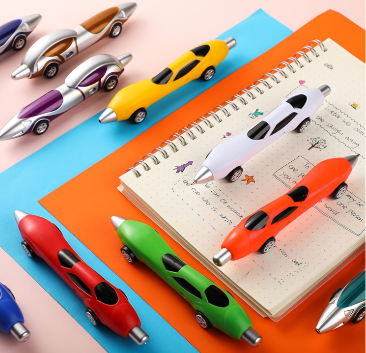 12 18pcs assorted retractable ballpoint pens ergonomic fine point cartoon animals fantasy superhero themes novelty   ideal for students office stationery party favors Product details 0