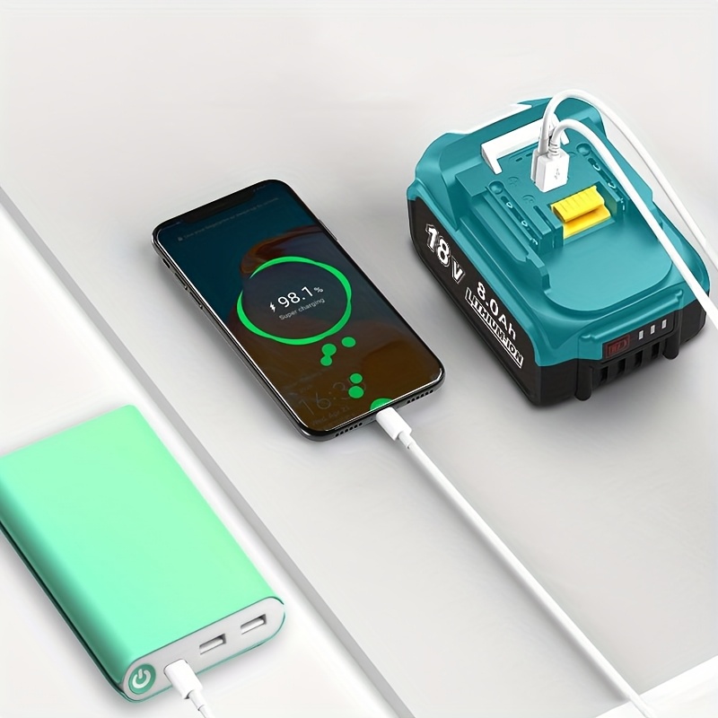 DTK 5.5Ah Rechange De Batterie Pour Makita 18V BL1860B BL1850B BL1860