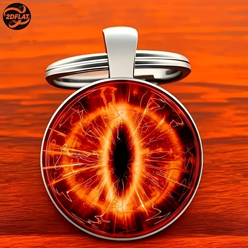 New Gothic Eye Keychain From Europe And America - Fashion Alloy, For Men's Gifts And Party Gifts