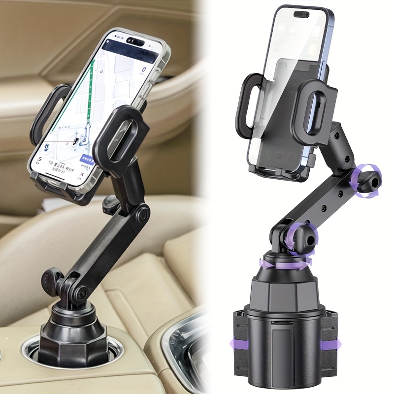 Image of Car Cup Holder Phone Mount With Heavy Duty , 360° Rotatable Car Phone Holder For Iphone, , Compatible With Cars, Suvs, Truck