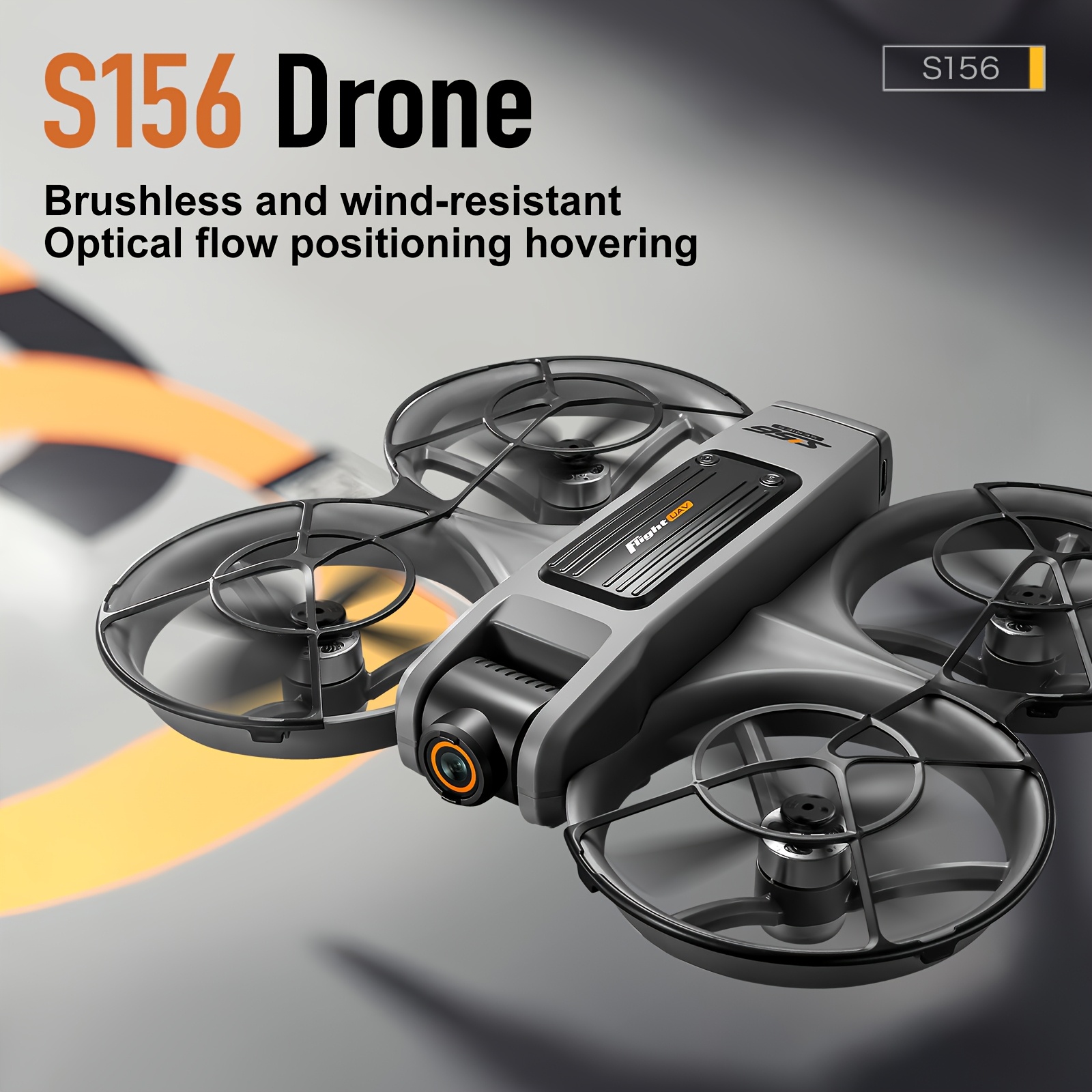 2025 New S156 Screen Control Drone With HD Dual Camera, 4.92inch/4.92-inch Screen Remote Control, Brushless Powerful Motor, Optical Flow Positioning, Beginners Men'S Gifts