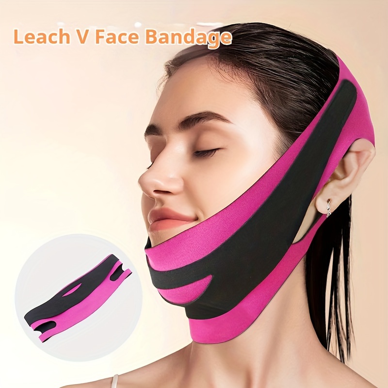 

& Jawline Shaping Bandage - Anti-snoring Lift Mask Strap For Double Chin Reduction, & - Hypoallergenic, No Batteries Required