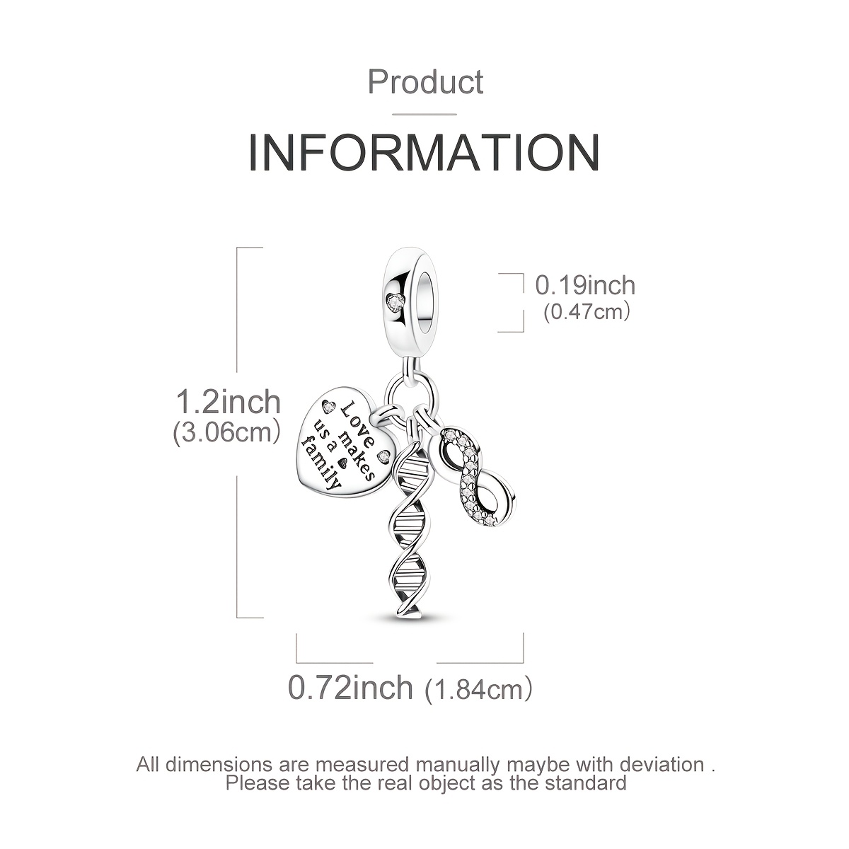 Women's Family DNA & Family Accessories Charm Bead