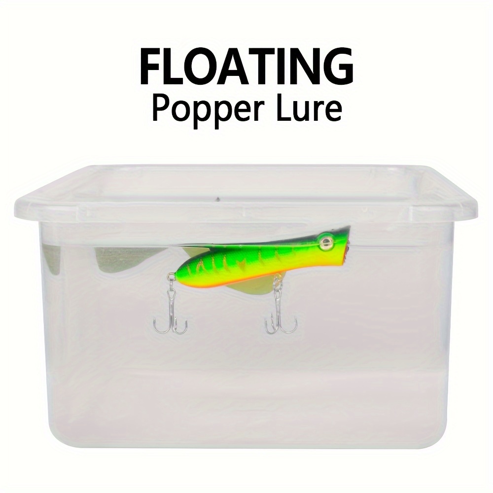 5pcs/box top water popper fishing lures
