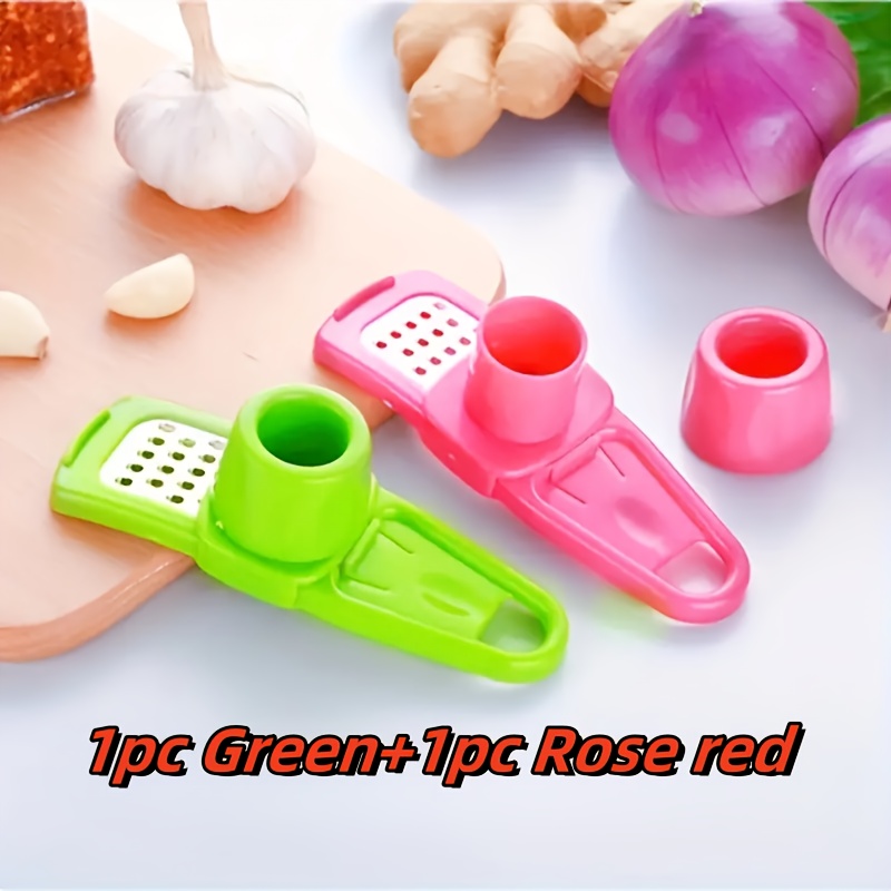 1pc 2pcs garlic press multifunctional ginger garlic grinding cooking tool kitchen essential