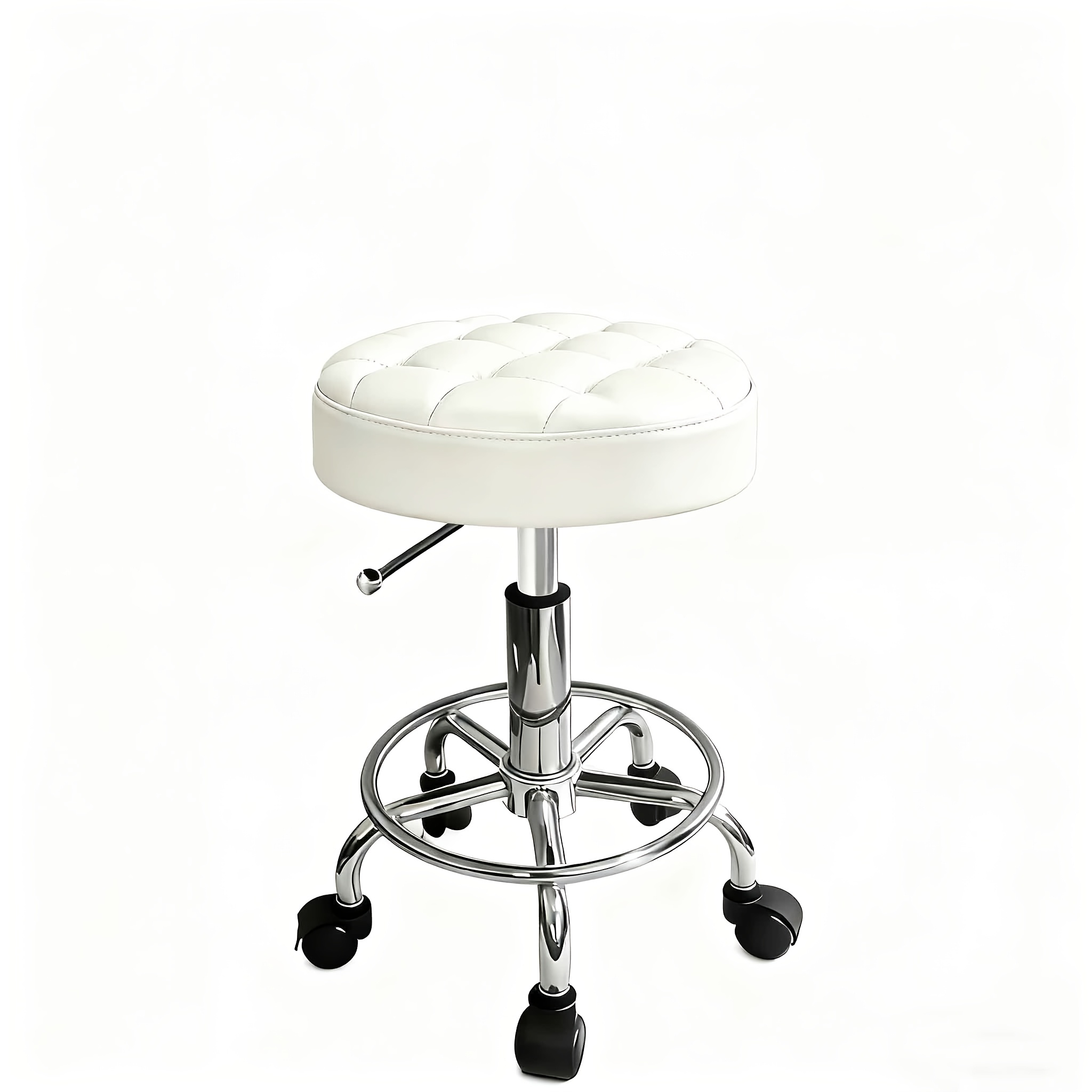 Image of Five-legged Beauty Stool, Universal Wheel Is Easy To Control, Special For Beauty Salons, Designer Recommended Beauty Stool