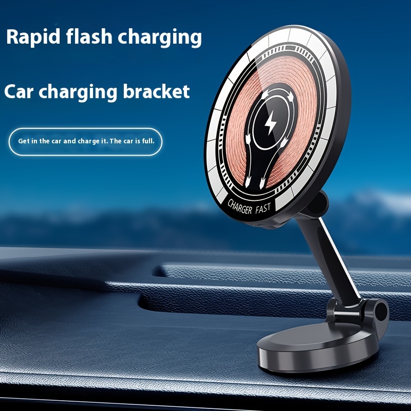 

For Magsafe Car Charger, 15w Charging Wireless Car Charger , For Iphone 15 14 /samsung / Magsafe Phone , Zinc Alloy Dissipation Charging