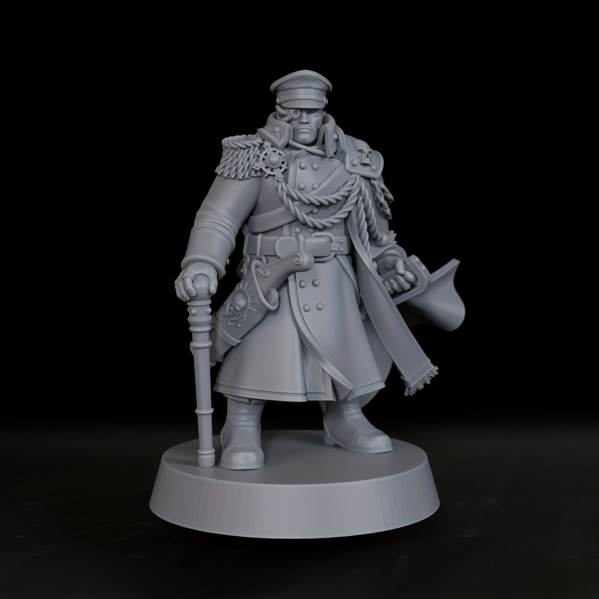 

3dmagic 25mm Miniature - Resin Rpg Tabletop Figure, Perfect Gift For Board Game Enthusiasts, Hand- Collectible, Gray, 3dmagic