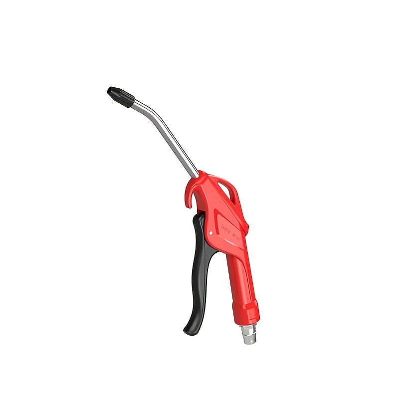 TEMU Pistolet souffleur à air à haute pression - Outil pneumatique durable et résistant à la rouille avec interface universelle, buse réglable.