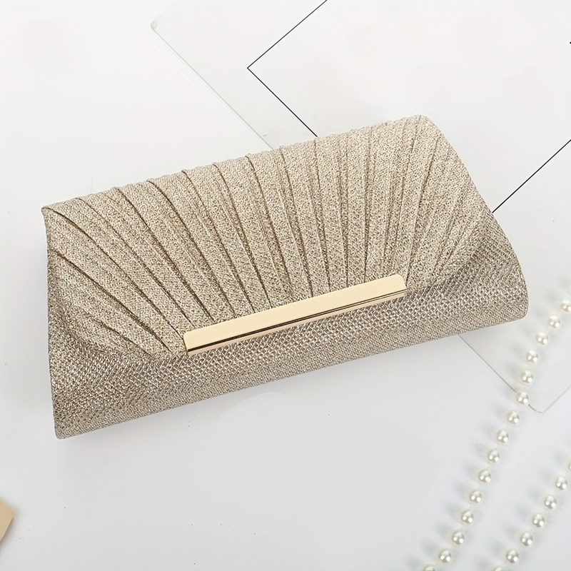 TEMU Evening Clutch, Glitter Clutch, Evening Handbag, Phone Pouch, Lipstick Pouch, Makeup Pouch