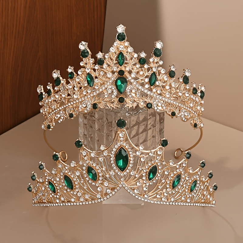 TEMU 2pcs, Princess Crown, Birthday, Prom Tiaras And Headband - Exquisite Hair Additions, Optional, Suitable For Princess Parties, Photoshoots,
