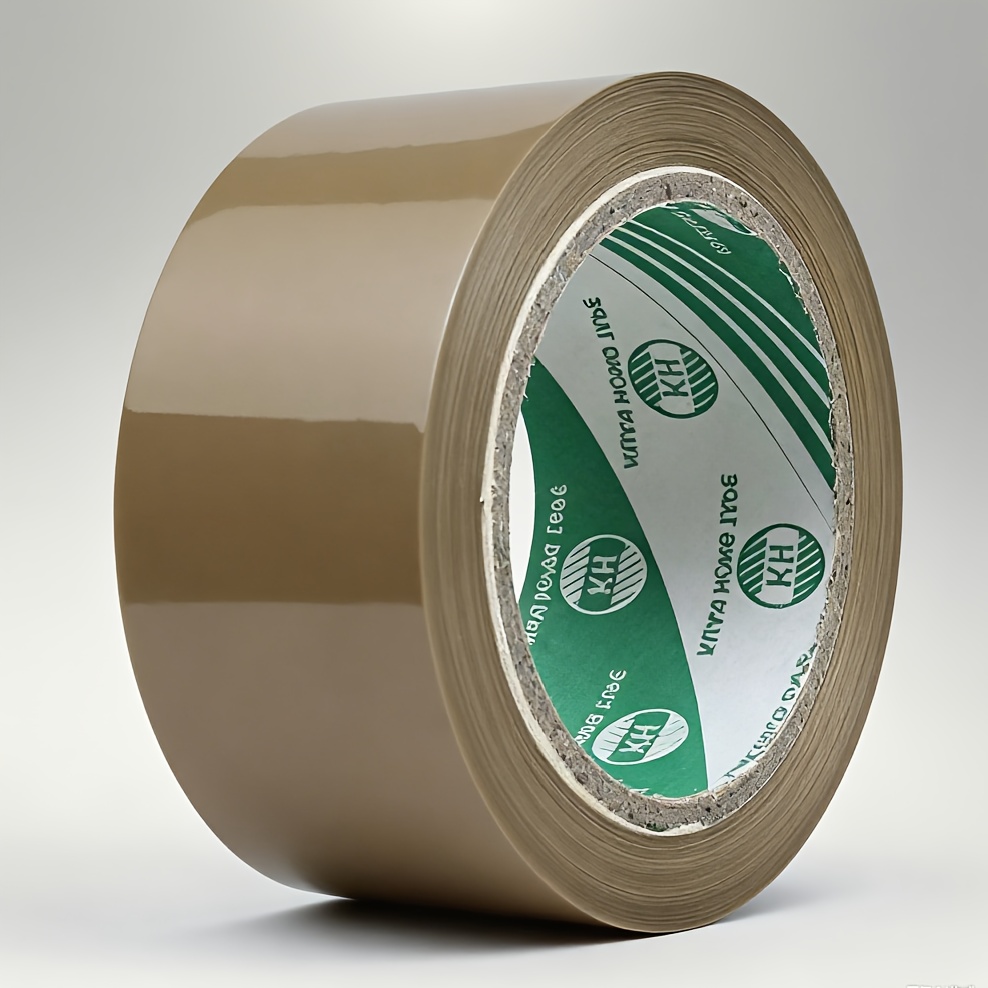 Image of 2pcs 2026 Upgraded Brown Packing Tape, 4.8cm Width Yards Per Roll, Industrial-grade Tape For Packaging And , Medium With Strong Initial Stickiness For Quick Carton Sealing, Long-lasting To Secure Box