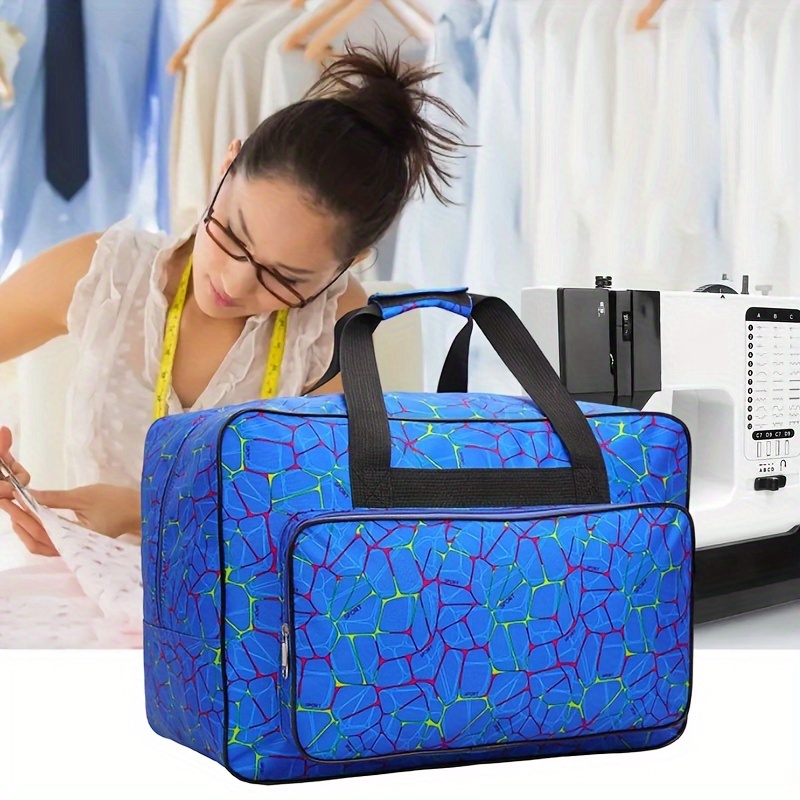 1pc Sewing Machine Carrying Case Tote Bag, Nylon Carry Bag, Portable  Storage Cover Carrying Case with Pockets and Handles, Suitable for Most  Standard
