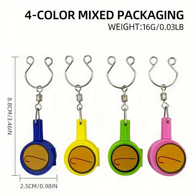 Image of 4pcs Packaging Fishing Gadgets: Knotting Tool, Outdoor Fishing Supplies Tools For Multifunctional Fishing