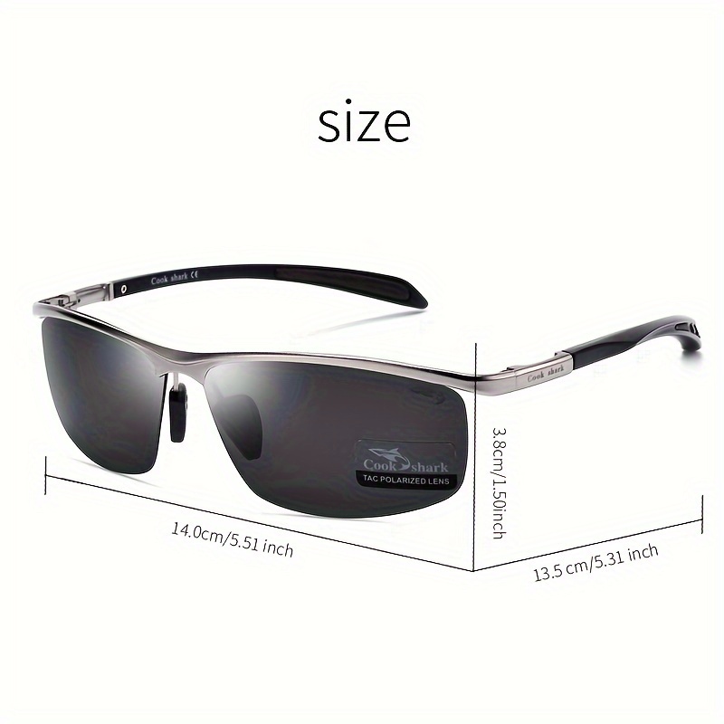 Men's Polarized Sunglasses for Driving & Outdoor Use