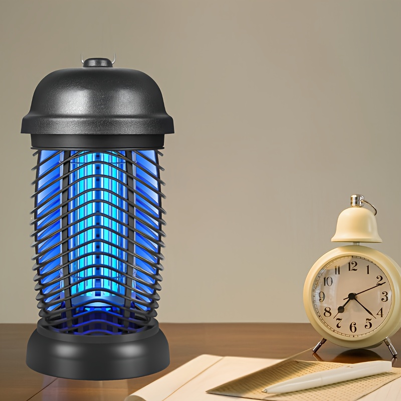 TEMU Bug Zapper, Zapper, Electric Fly Zapper, Flying Insect Protection For Indoor, Black, Complimentary Cleaning Brush, Gifts For