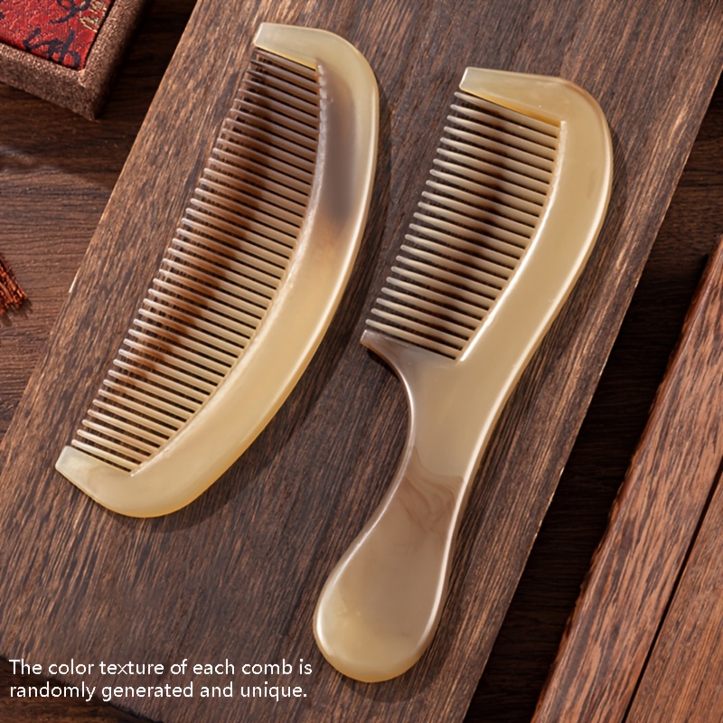 

2pcs-luxury Classic Comb, Thick Acupuncture Massage Brush, Anti-static, Suitable For All Hair Types, Wide Teeth, Plastic , Abs Handles, Hair Tools.