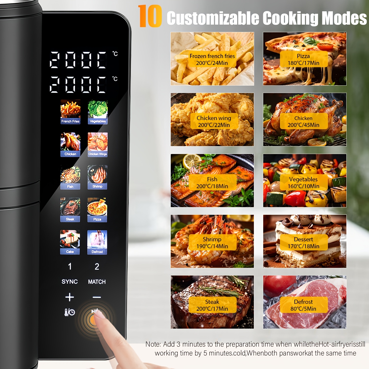 11L Xxl Dual Stack Airfryer