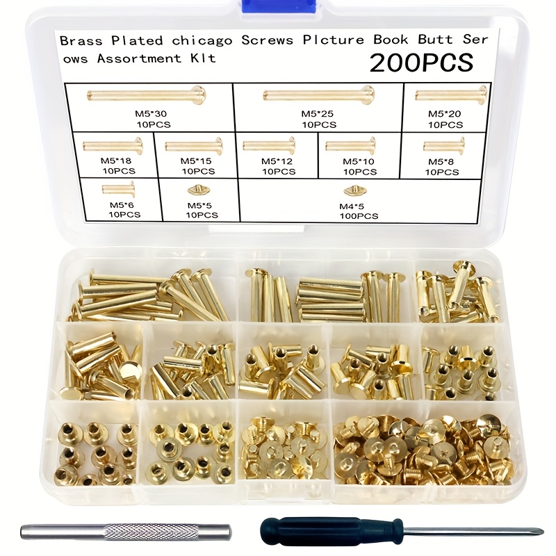 TEMU 200pcs Leather Craft Rivets, Leather Snap Fastener Kit, Metal Snap Button Canvas Snap Kit For Diy Leather Goods, Luggage, Apparel Decoration,